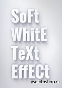PSD Source - Soft White Text Effect