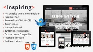 Mojo-Themes - Inspiring Responsive One Page Template - RIP