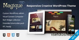 ThemeForest - Magique v1.0.5 - Ultimate Creative WordPress Theme - FULL