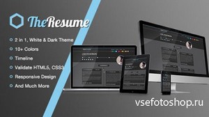 Mojo-Themes - TheResume - Responsive Multi-colors Resume/CV Template - RIP