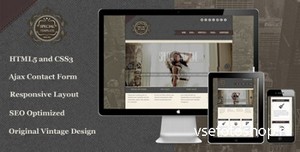 ThemeForest - Special - Responsive Vintage HTML5 Template - RIP