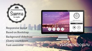 ThemeForest - Saenna - Responsive Coming Soon Template - RIP