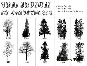 ABR Brushes - Trees Mix