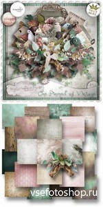 Scrap Set - One Pinched of Vintage PNG and JPG Files