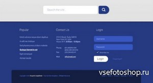 PSD Web Design - Fresh Footer