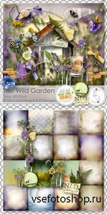 Scrap Set - The Wild Garden PNG and JPG Files