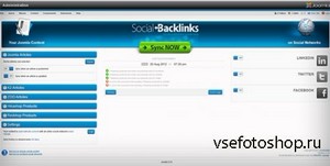 Joomunited - Social Backlinks 1.1.1 for Joomla 2.5
