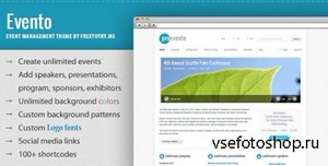ThemeForest - Evento v1.4 - Event Management WordPress Theme