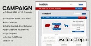 ThemeForest - Campaign v1.2 - Political HTML Template - FULL