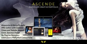 ThemeForest - Ascende Responsive Photo & Video Portfolio Gallery - RIP