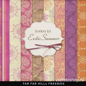 Textures - Exotic Summer Backgrounds 2013