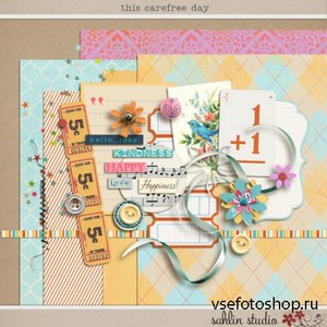 Scrap Set - This Carefree Day PNG and JPG Files