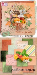 Scrap Set - Delices Fruites PNG and JPG Files