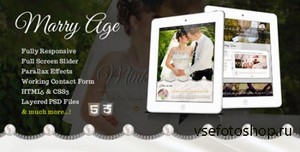 ThemeForest - Marry Age - Responsive One Page Wedding Template - RIP