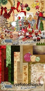 Scrap Set - At Santas World PNG and JPG Files