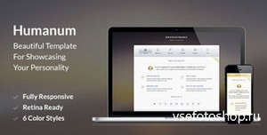ThemeForest - Humanum - Responsive vCard Template - RIP