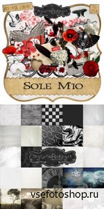 Scrap Set - Sole Mio PNG and JPG Files