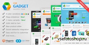 ThemeForest - Gadget v1.3 - Magento Theme