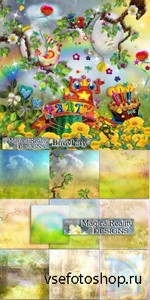 Scrap Set - Birdy Party PNG and JPG Files