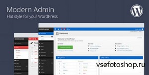 CodeCanyon - Modern Admin v1.6 - Flat style for your WordPress