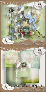 Scrap Set - Tender Season PNG and JPG Files