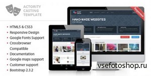 ThemeForest - Actority - Responsive Template for Casting Agency - RIP