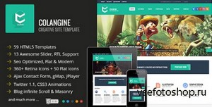 ThemeForest - Colangine - Creative Flat HTML5 Template - RIP