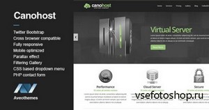ThemeForest - CanoHost - Responsive Hosting & Business Theme - RIP