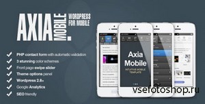 ThemeForest - AxiaMobile v1.0.1 - Corporate Mobile | WordPress & HTML5