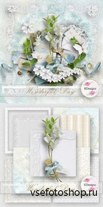 Scrap Set - Wonderful Day PNG and JPG Files