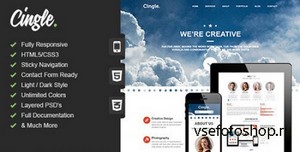 ThemeForest - Cingle - Multipurpose One Page HTML5 Theme - RIP