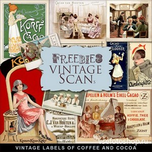 Scrap-kit - Vintage Labels Off Coffee And Cocoa
