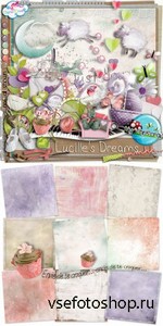 Scrap Set - Lucille's Dreams PNG and JPG Files