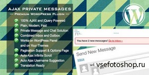 CodeCanyon - Ajax Private Messages WordPress Plugin