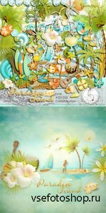 Scrap Set - Paradise Found PNG and JPG Files