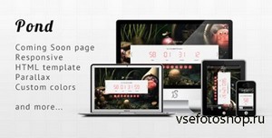 ThemeForest - Pond - Responsive Minimalist Coming Soon Template - RIP