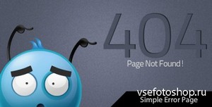 ThemeForest - BluBird - 404 Error Page - RIP