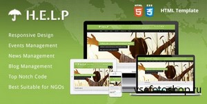 ThemeForest - HELP - NGO HTML Template - RIP