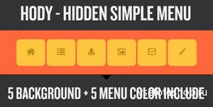 CodeCanyon - Hody - Hidden Simple Menu 