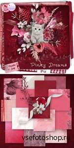 Scrap Set - Pinky Dreams PNG and JPG Files