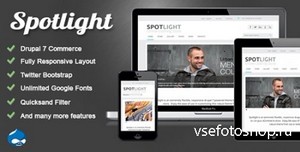 ThemeForest - Spotlight - Responsive Drupal 7 eCommerce Theme