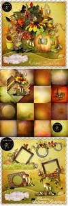 Scrap Set - Autumn Sweetness PNG and JPG Files