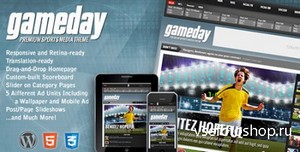 ThemeForest - Gameday v1.3 - Wordpress Sports Media Theme