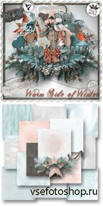 Scrap Set - Warm Side of Winter PNG and JPG Files