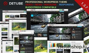 ThemeForest - deTube v1.3.7 - Professional Video WordPress Theme