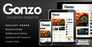 ThemeForest - Gonzo v1.8.4 - Clean, Responsive WP Magazine