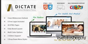 ThemeForest - Dictate - Medical, Salon and Fashion HTML5 Template - RIP