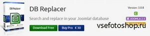 Nonumber - DB Replacer Pro v3.0.2 for Joomla 2.5 - 3.x