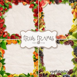 Fruit Frames PNG Files