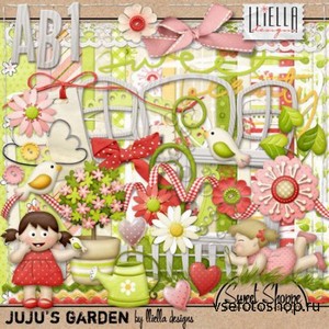 Scrap Set - Jujus Garden PNG and JPG Files